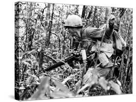 Vietnam War U.S. Infantryman-null-Stretched Canvas