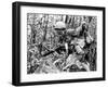 Vietnam War U.S. Infantryman-null-Framed Premium Photographic Print