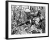 Vietnam War U.S. Infantryman-null-Framed Photographic Print