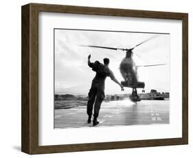 Vietnam War U.S. Marine Supplies-Dana Stone-Framed Photographic Print