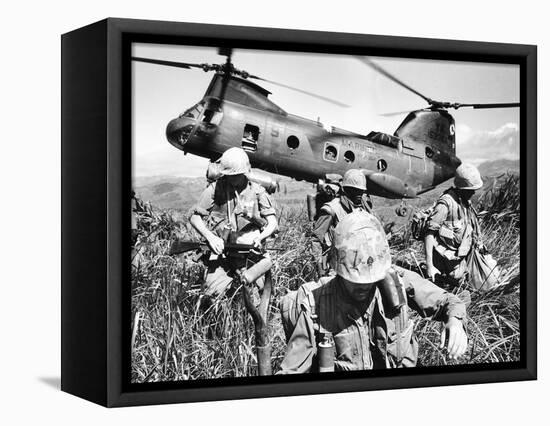 Vietnam War U.S. Marines-Associated Press-Framed Stretched Canvas