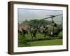 Vietnam War U.S. Paratroopers-Associated Press-Framed Premium Photographic Print