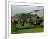 Vietnam War U.S. Paratroopers-Associated Press-Framed Photographic Print