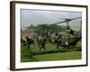 Vietnam War U.S. Paratroopers-Associated Press-Framed Photographic Print