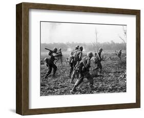 Vietnam War U.S. Reinforcements-Horst Faas-Framed Photographic Print