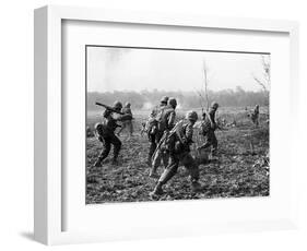 Vietnam War U.S. Reinforcements-Horst Faas-Framed Photographic Print