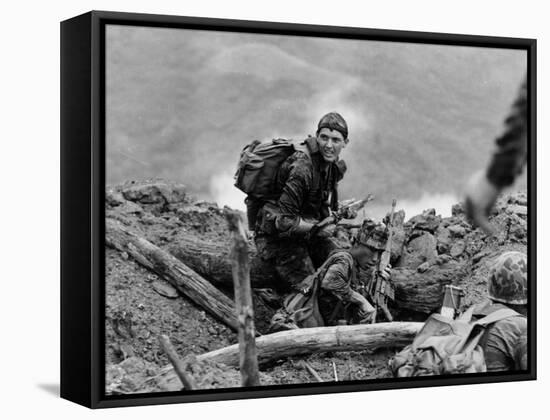 Vietnam War U.S. Special Forces-null-Framed Stretched Canvas