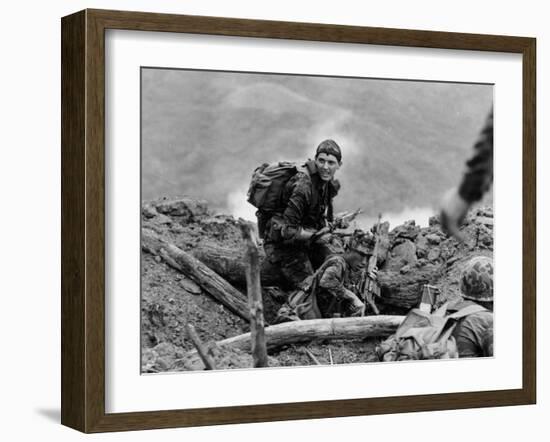 Vietnam War U.S. Special Forces-null-Framed Premium Photographic Print