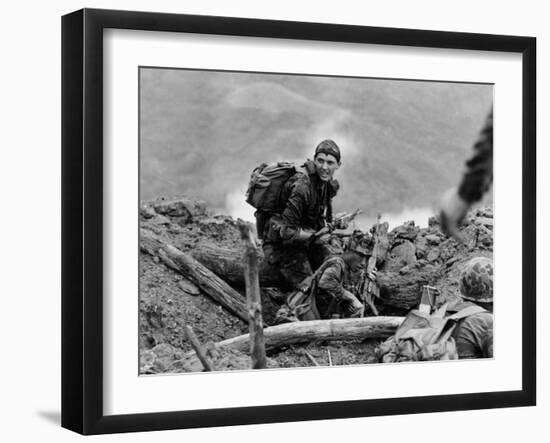 Vietnam War U.S. Special Forces-null-Framed Premium Photographic Print