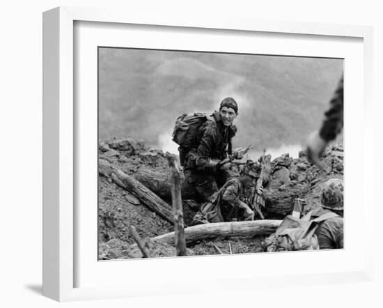 Vietnam War U.S. Special Forces-null-Framed Premium Photographic Print