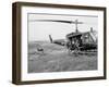 Vietnam War U.S. Troops HU1 Huey-Rick Merron-Framed Premium Photographic Print