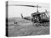 Vietnam War U.S. Troops HU1 Huey-Rick Merron-Stretched Canvas