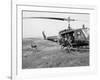 Vietnam War U.S. Troops HU1 Huey-Rick Merron-Framed Photographic Print