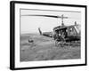 Vietnam War U.S. Troops HU1 Huey-Rick Merron-Framed Photographic Print