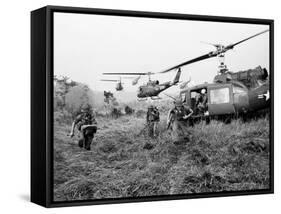 Vietnam War U.S. Troops-Horst Faas-Framed Stretched Canvas