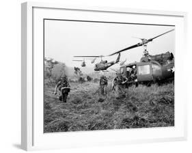 Vietnam War U.S. Troops-Horst Faas-Framed Photographic Print