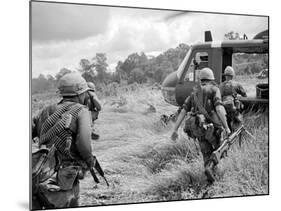 Vietnam War US 1st Infantry-Horst Faas-Mounted Photographic Print