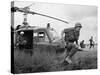 Vietnam War US Advisor-Horst Faas-Stretched Canvas