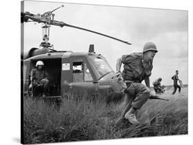 Vietnam War US Advisor-Horst Faas-Stretched Canvas