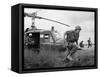 Vietnam War US Advisor-Horst Faas-Framed Stretched Canvas