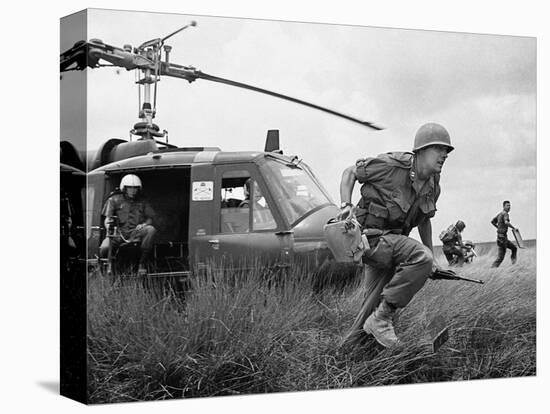 Vietnam War US Advisor-Horst Faas-Stretched Canvas