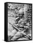 Vietnam War US at Ease-Henri Huet-Framed Stretched Canvas