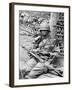 Vietnam War US at Ease-Henri Huet-Framed Premium Photographic Print