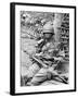 Vietnam War US at Ease-Henri Huet-Framed Premium Photographic Print