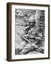 Vietnam War US at Ease-Henri Huet-Framed Photographic Print