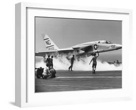 Vietnam War US Carrrier Aviation-Associated Press-Framed Premium Photographic Print