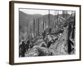 Vietnam War US Dak To-Associated Press-Framed Photographic Print