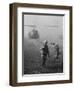 Vietnam War US Helicopter Landing-Henri Huet-Framed Photographic Print