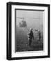 Vietnam War US Helicopter Landing-Henri Huet-Framed Photographic Print