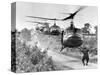 Vietnam War US Helicopters-Horst Faas-Stretched Canvas