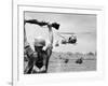 Vietnam War US Helicopters-Henri Huet-Framed Photographic Print