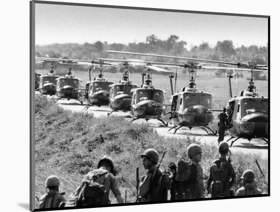 Vietnam War US Helicopters-Associated Press-Mounted Photographic Print