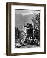 Vietnam War US Laos-Henri Huet-Framed Photographic Print