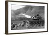 Vietnam War. Us Marine Corps Flame Thrower Tank in Action, Ca. 1966-null-Framed Photo