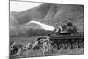 Vietnam War. Us Marine Corps Flame Thrower Tank in Action, Ca. 1966-null-Mounted Photo