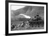 Vietnam War. Us Marine Corps Flame Thrower Tank in Action, Ca. 1966-null-Framed Photo