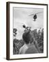 Vietnam War US Shaving-Horst Faas-Framed Photographic Print