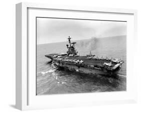 Vietnam War USS Aircraft Carrier-Holloway-Framed Premium Photographic Print