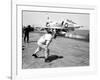 Vietnam War USS Intrepid Skyhawk-Henri Huet-Framed Photographic Print