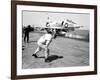 Vietnam War USS Intrepid Skyhawk-Henri Huet-Framed Photographic Print