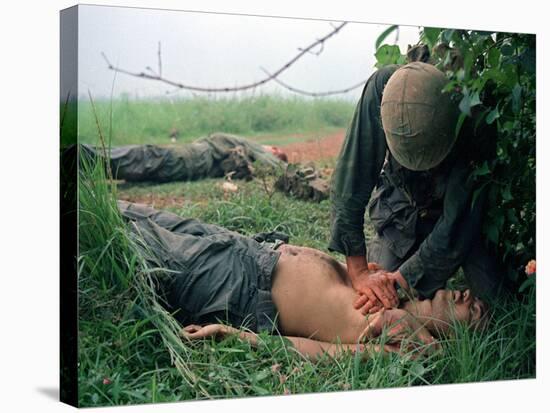 Vietnam War-Horst Faas-Stretched Canvas