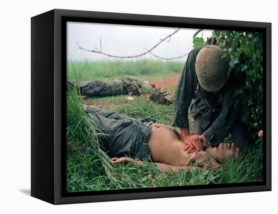 Vietnam War-Horst Faas-Framed Stretched Canvas