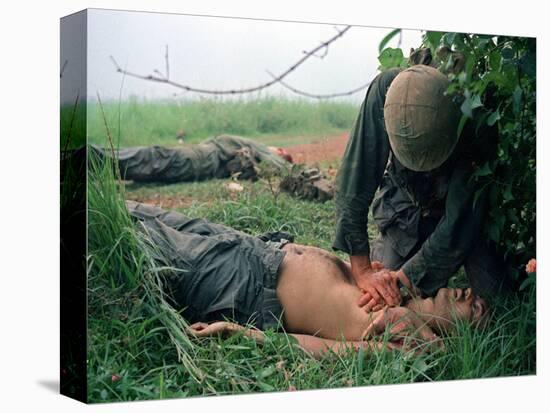 Vietnam War-Horst Faas-Stretched Canvas