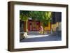 Vietnam. Woman with vegetable basket for sale.-Tom Norring-Framed Photographic Print