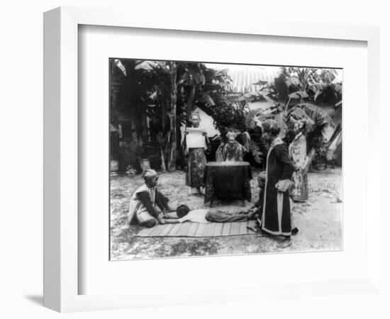 Vietnamese Ceremony Photograph - Ho Chi Minh City, Vietnam-Lantern Press-Framed Art Print