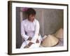 Vietnamese Girl in Traditional Dress, Vietnam-Keren Su-Framed Photographic Print